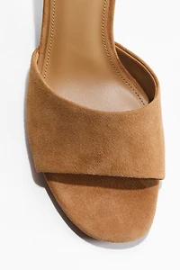 Heeled Suede Sandals