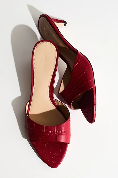 Heeled Leather Sandals