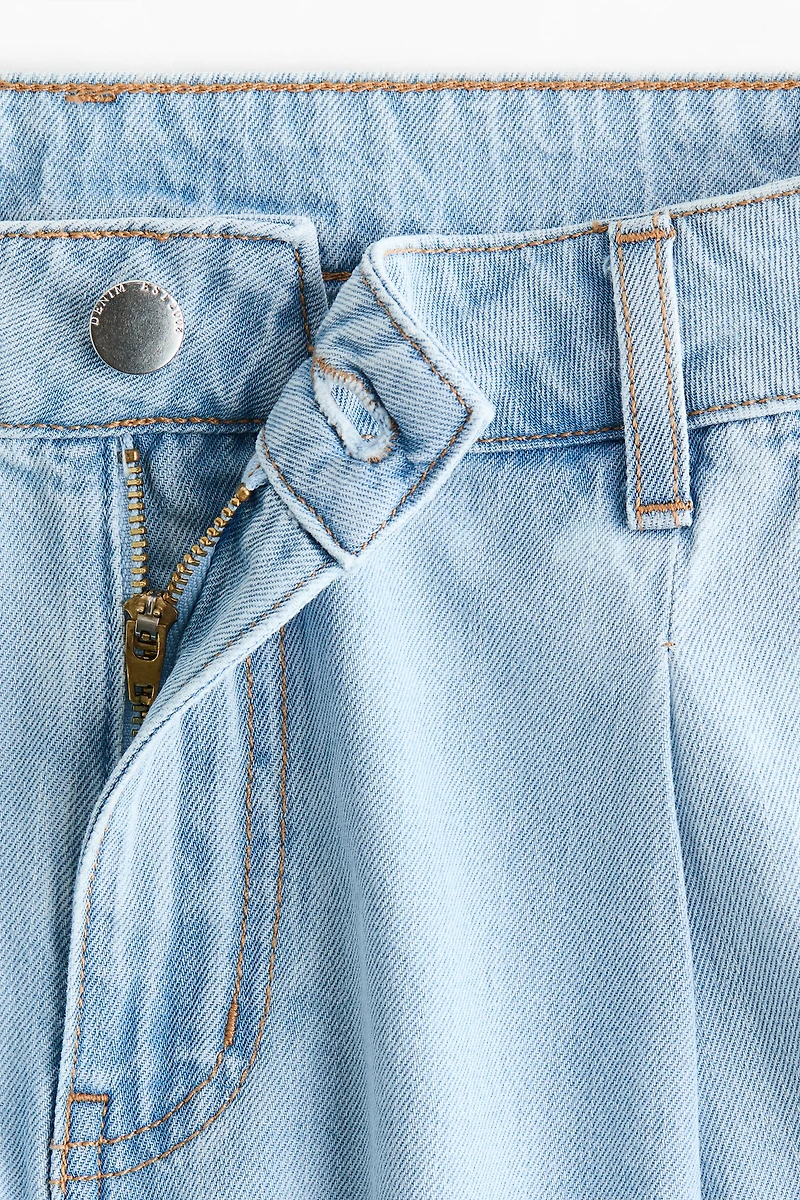 Pantalon large en sergé