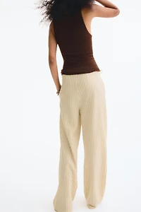 Pantalon avec détail à nouer