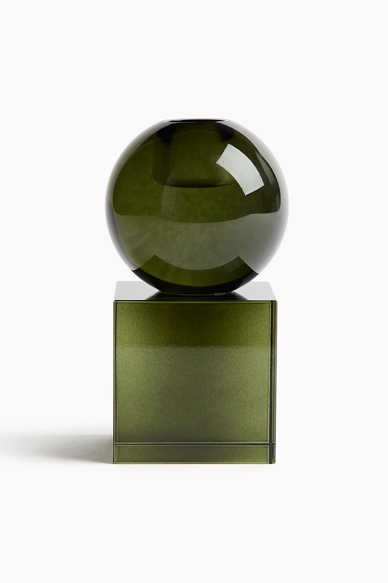 Glass Candlestick