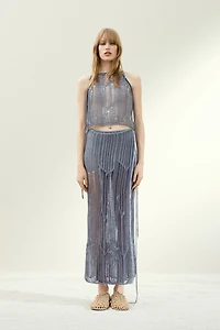 Knit Wrap Skirt