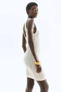 Crochet-Look Dress