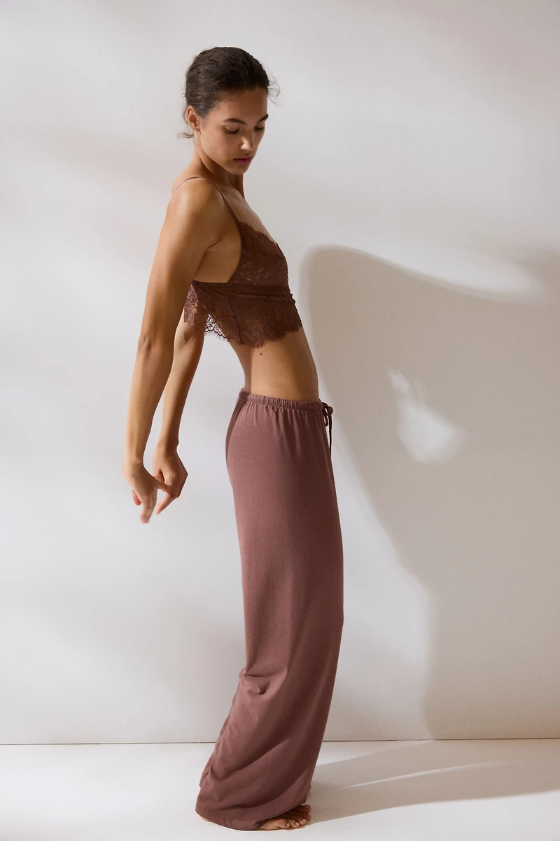 Viscose-Blend Pajama Pants