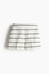 Short en tissu bouclé