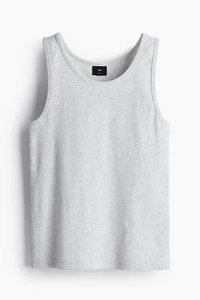 Slim Fit Ribbed Tank Top