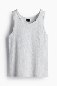 Slim Fit Ribbed Tank Top