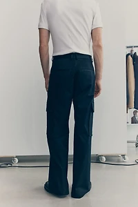 Wool-Blend Cargo Pants