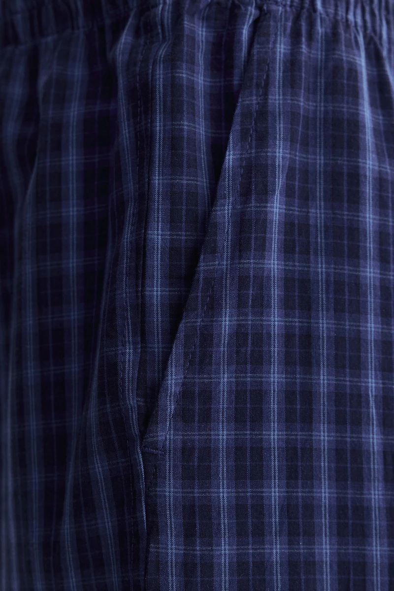 Pantalon décontracté en popeline