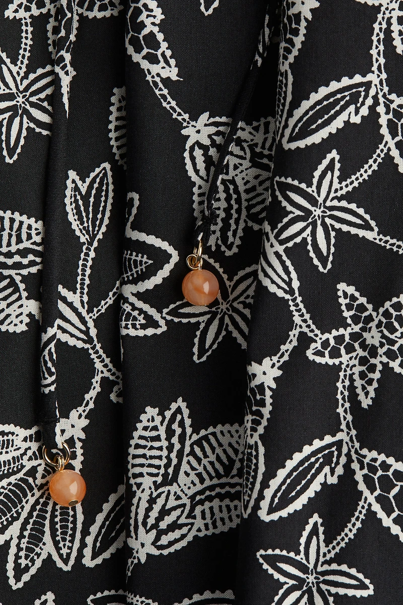 Tie-Belt Dress