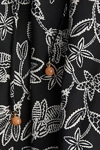 Tie-Belt Dress