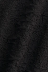 Cutout Jacquard Jersey Top