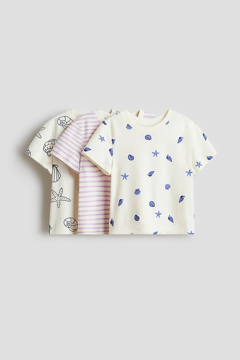 Lot de 3 T-shirts imprimés