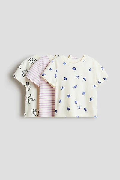 Lot de 3 T-shirts imprimés
