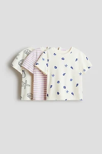 Lot de 3 T-shirts imprimés