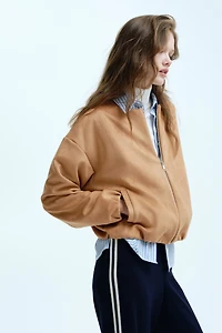 Oversized Jersey Jacket