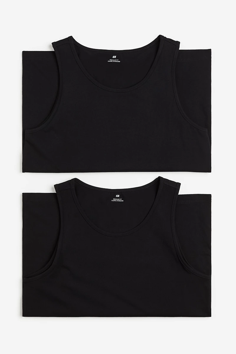 2-pack Regular Fit Tank Tops