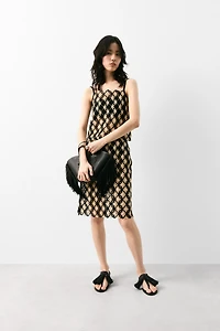 Crochet-Look Skirt