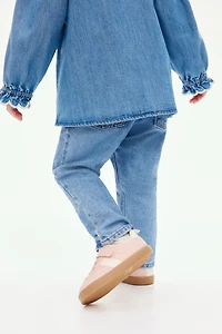 Jean avec détails brodés