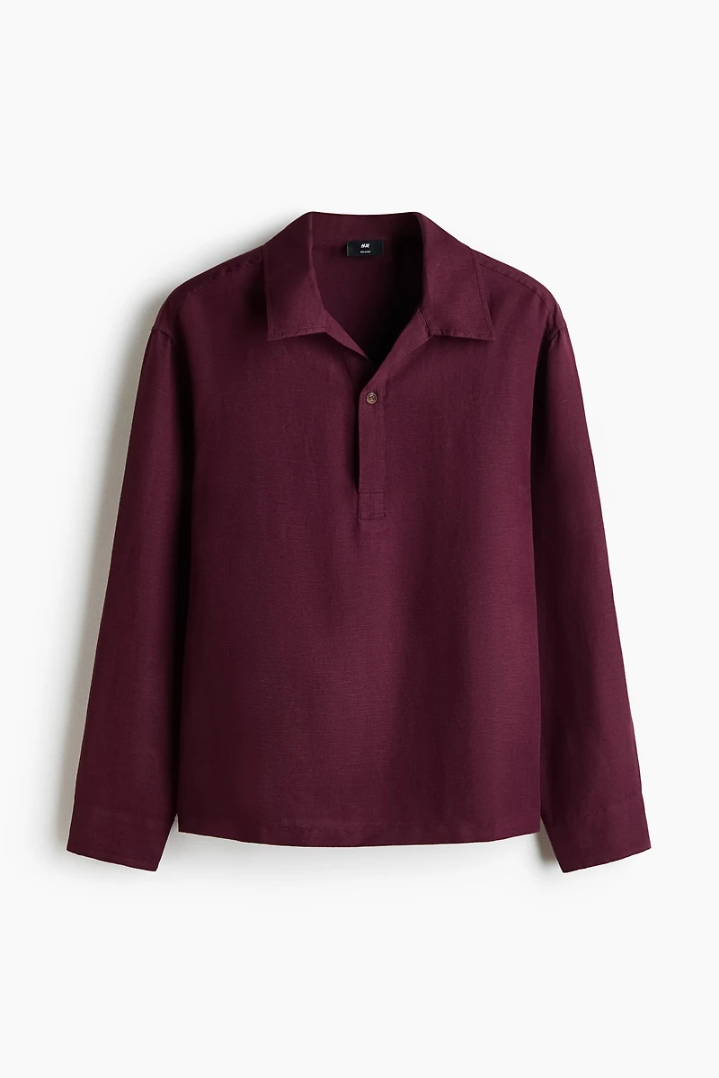 Chemise décontractée à enfiler