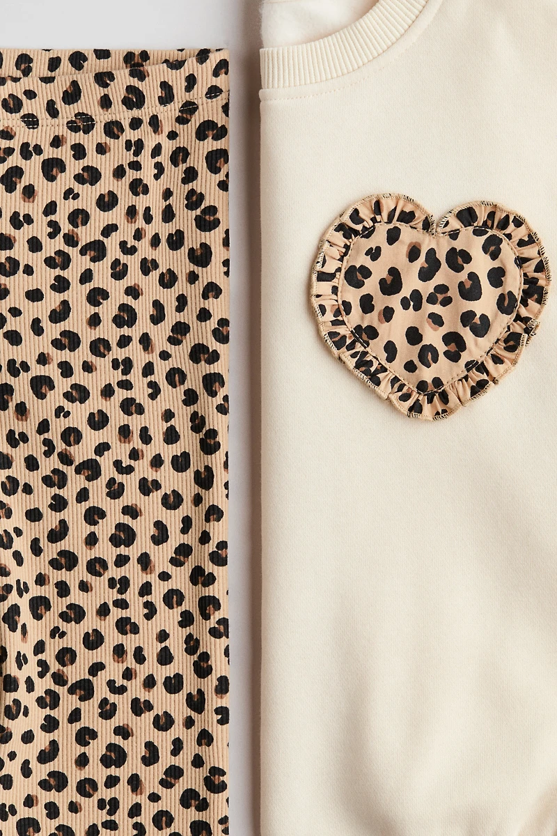 Ensemble 2 pièces chandail et legging