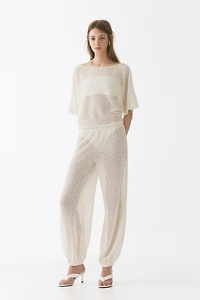 Glittery Knit Top
