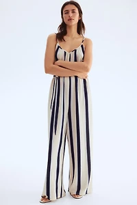Tie-Belt Jumpsuit