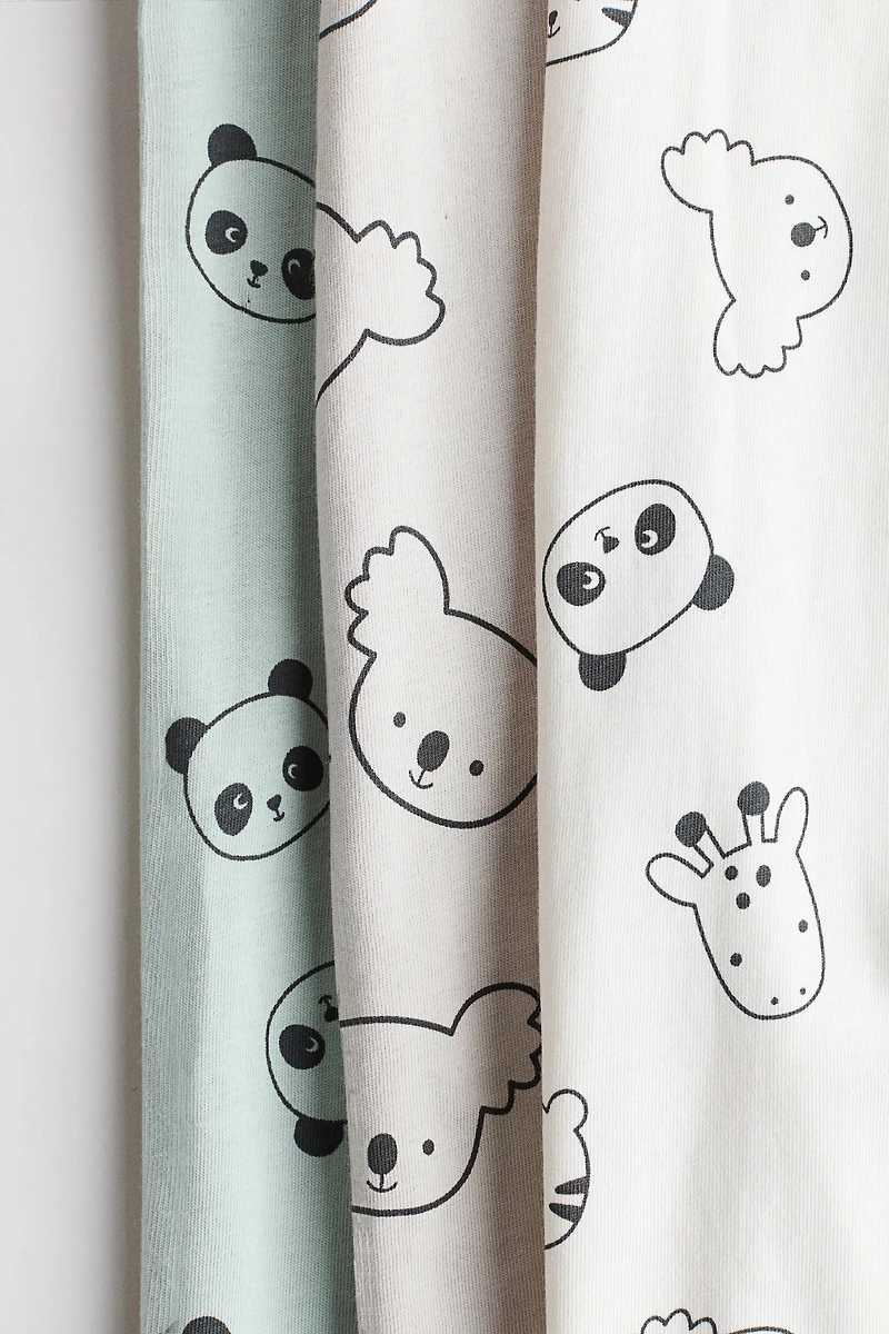 3-pack Cotton Pajama Jumpsuits