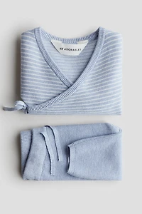 2-Piece Fine-Knit Cotton Set