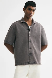Relaxed-Fit Waffled Resort Shirt
