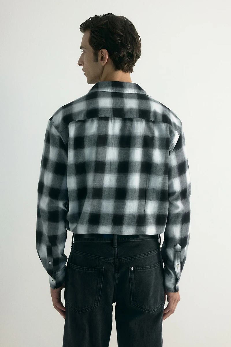 Relaxed-Fit Flannel Shirt