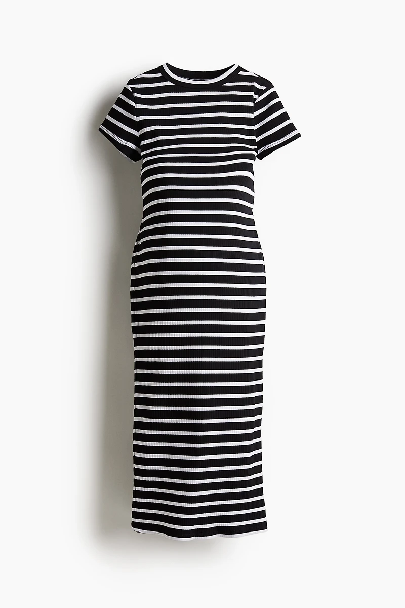 MAMA Ribbed T-Shirt Dress