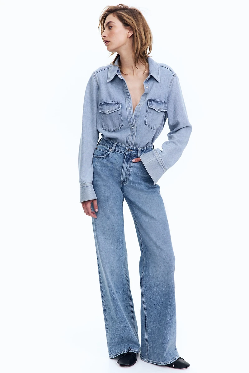 Harper High Rise Wide Leg Jeans