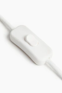 Fluted Stoneware Lamp Base