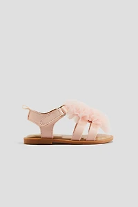Appliquéd Sandals