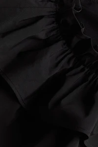 Ruffle-Trimmed One-Shoulder Top