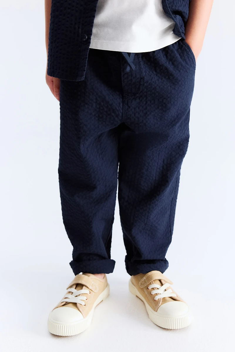 Cotton Seersucker Pants