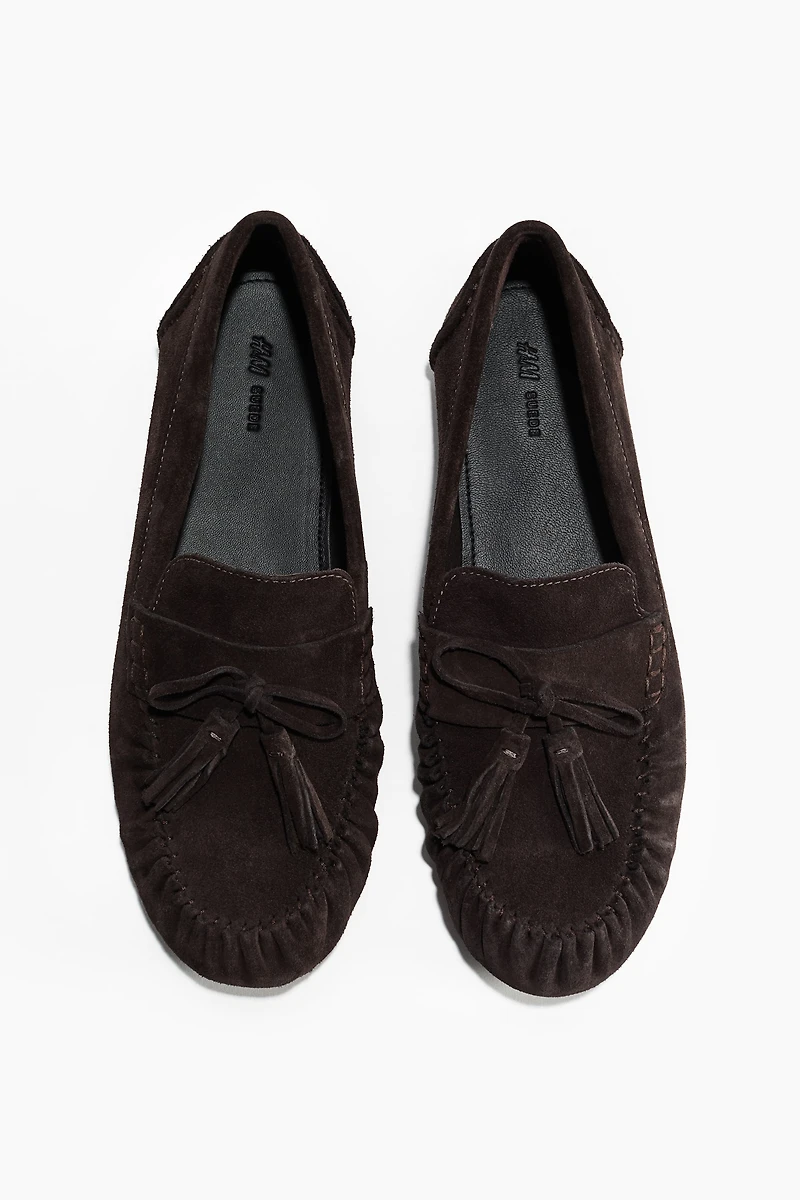 Suede Loafers