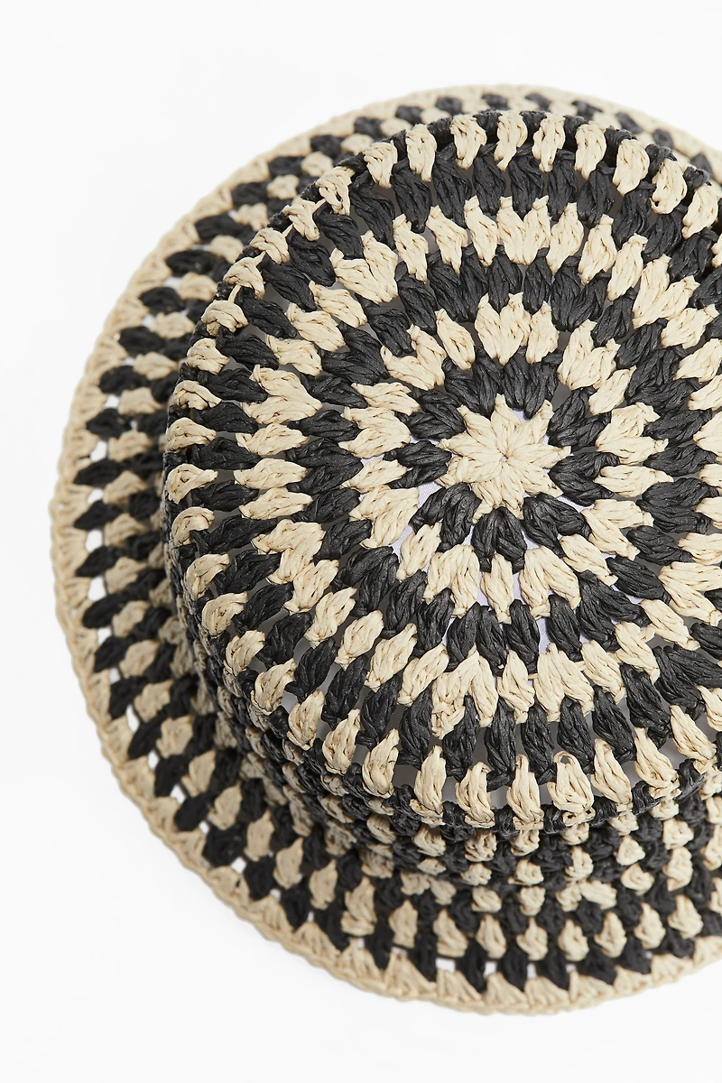 Straw Bucket Hat