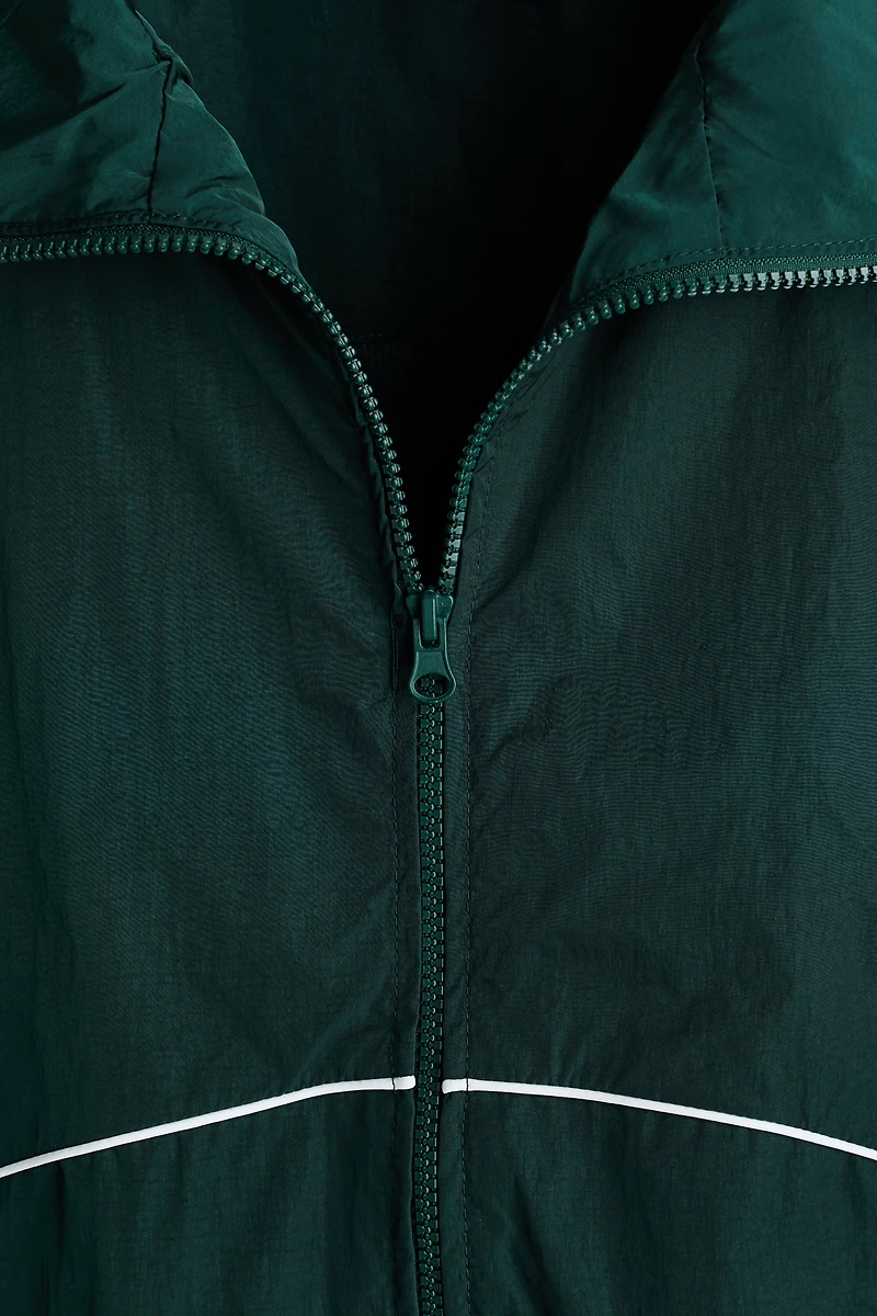 Veste de survêtement à contraste couleur