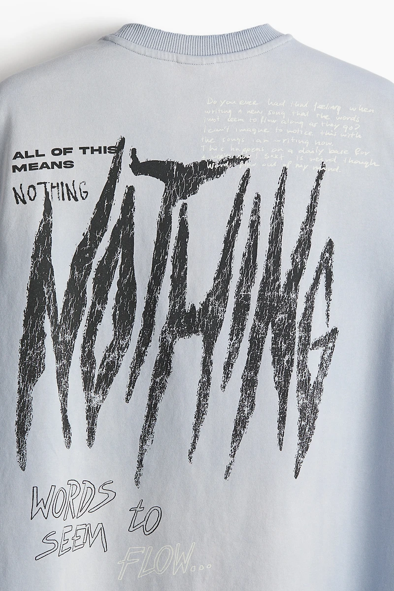 Oversized-Fit Printed T-Shirt