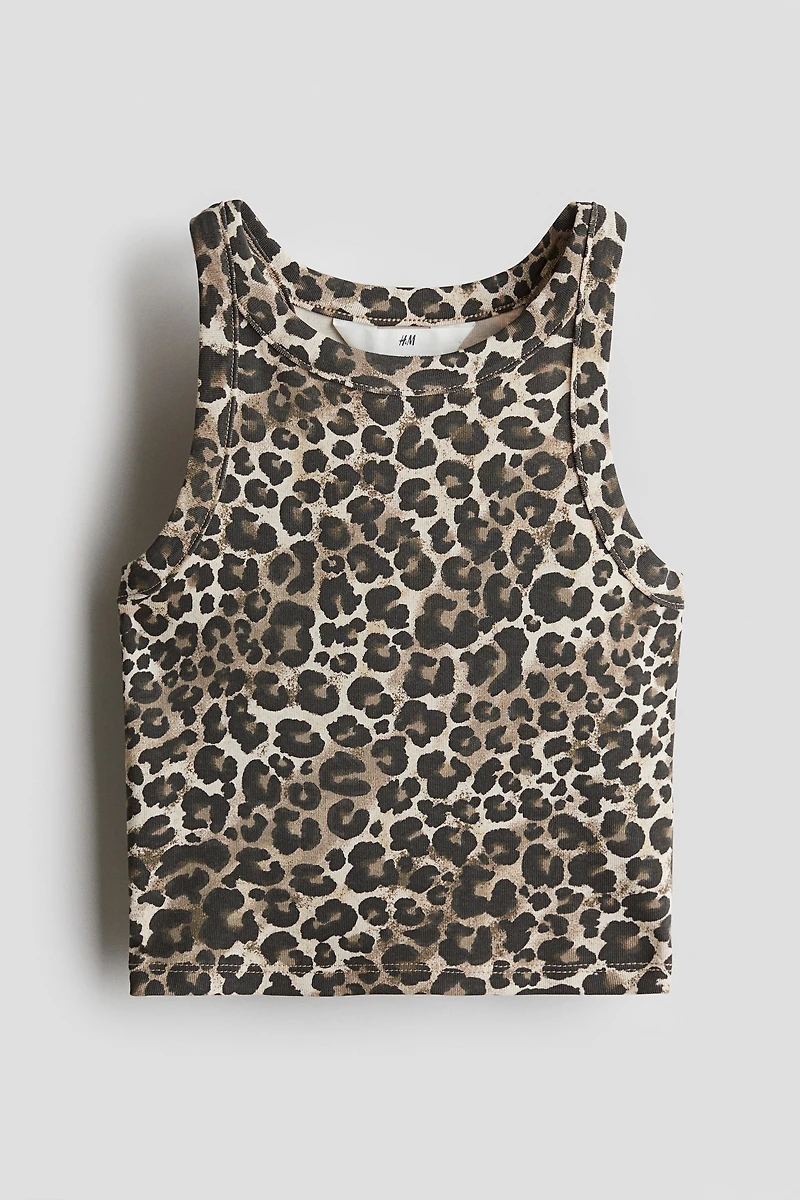 Printed Cotton Tank Top