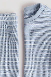 Ensemble 2 pièces en coton gaufré