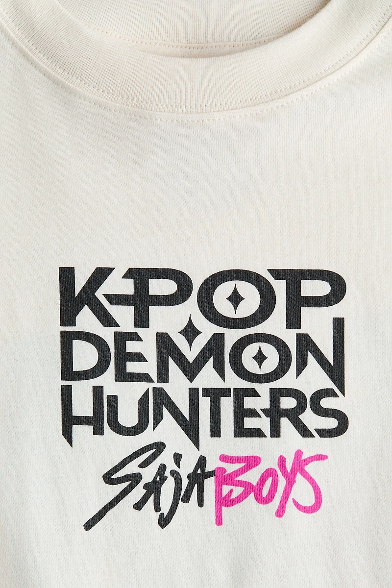 Long-Sleeved T-Shirt with Motif