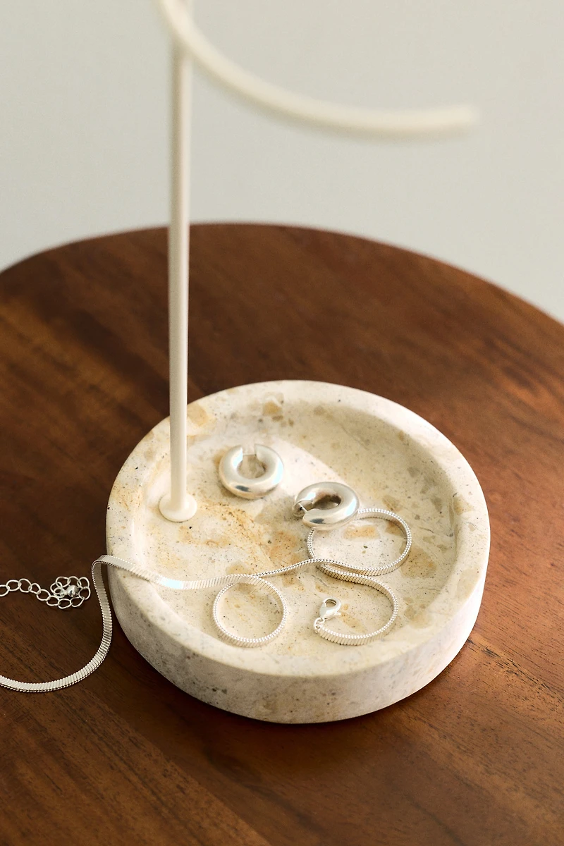 Marble Jewelry Stand