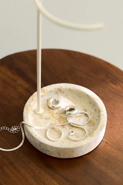 Marble Jewelry Stand