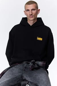 Loose-Fit Printed Hoodie