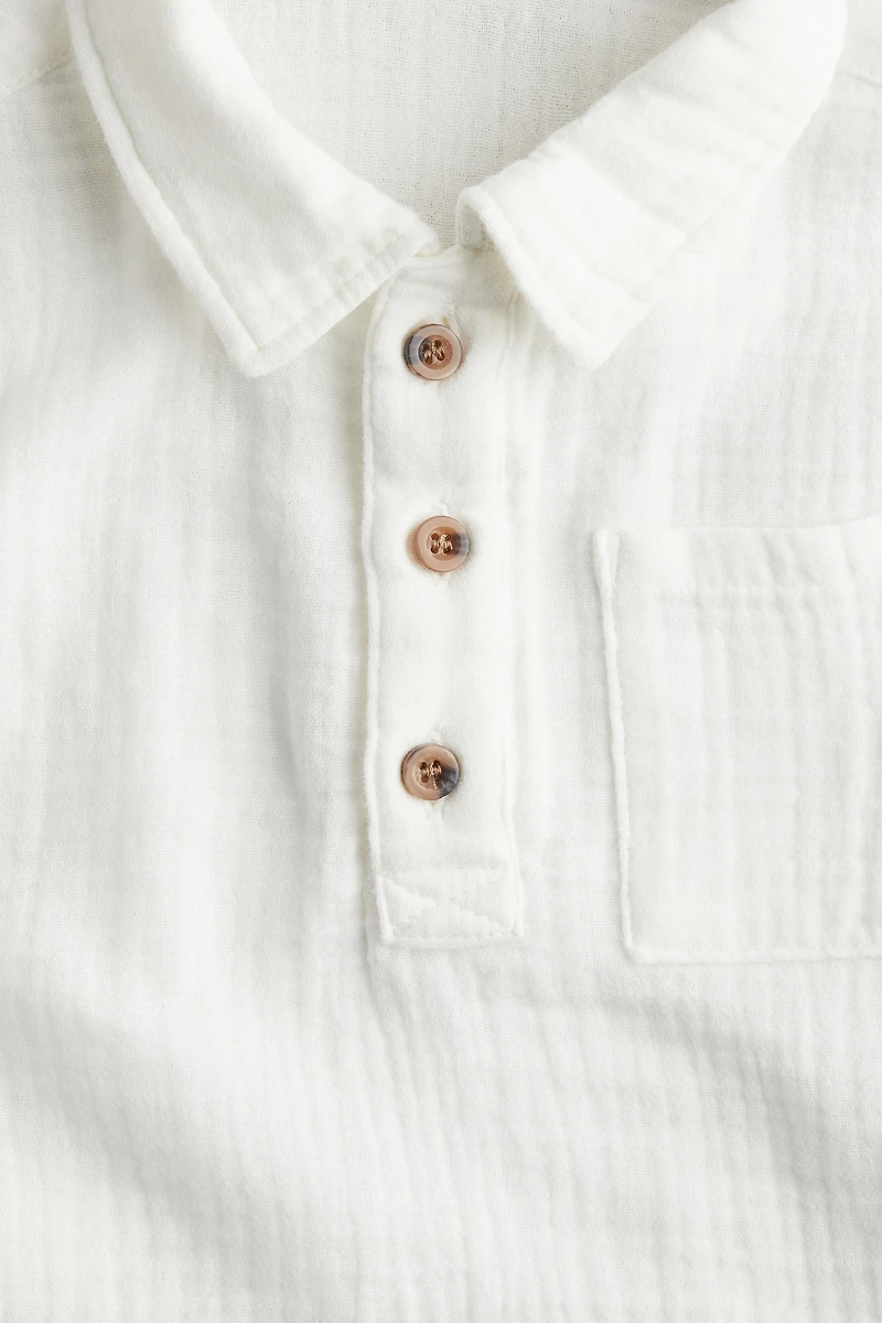 Cotton Muslin Shirt