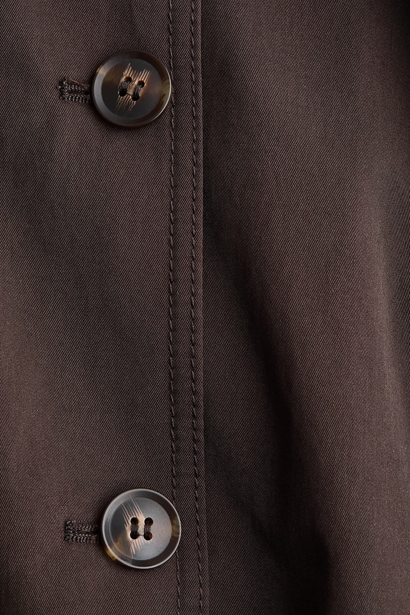 Belted Twill Coat