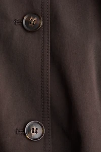 Belted Twill Coat